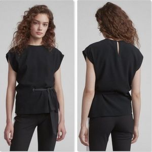 Rag & Bone Etta Side Tie Top sz XS in White